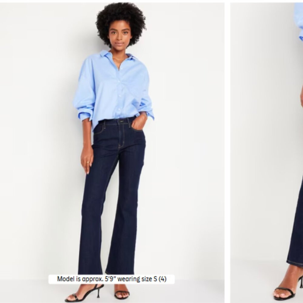 OLD NAVY High-Waisted Wow Flare Jeans
